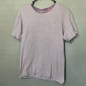 Purple striped shirt